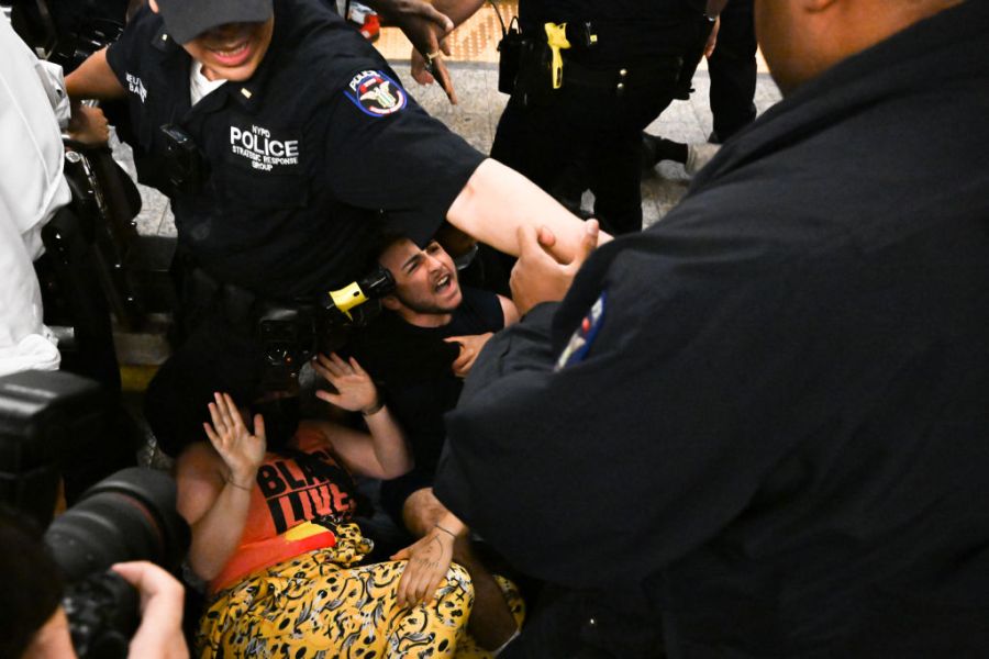 Outrage Grows After Chokehold Death Of Man On Subway