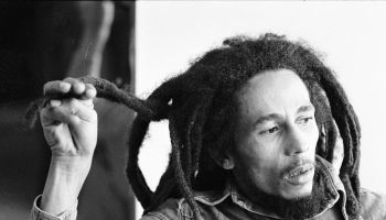 Jamaican singer Bob Marley seen here in interview with the Daily Mirror following the ban on his performing in London du