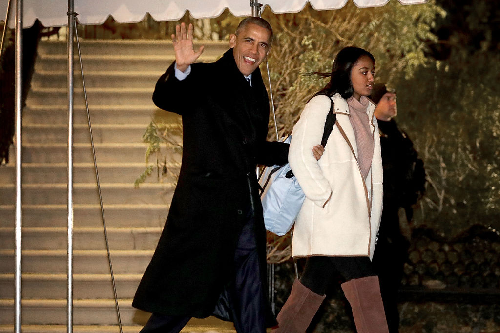 Sasha Obama Carries a Large Telfar Bag to College Class