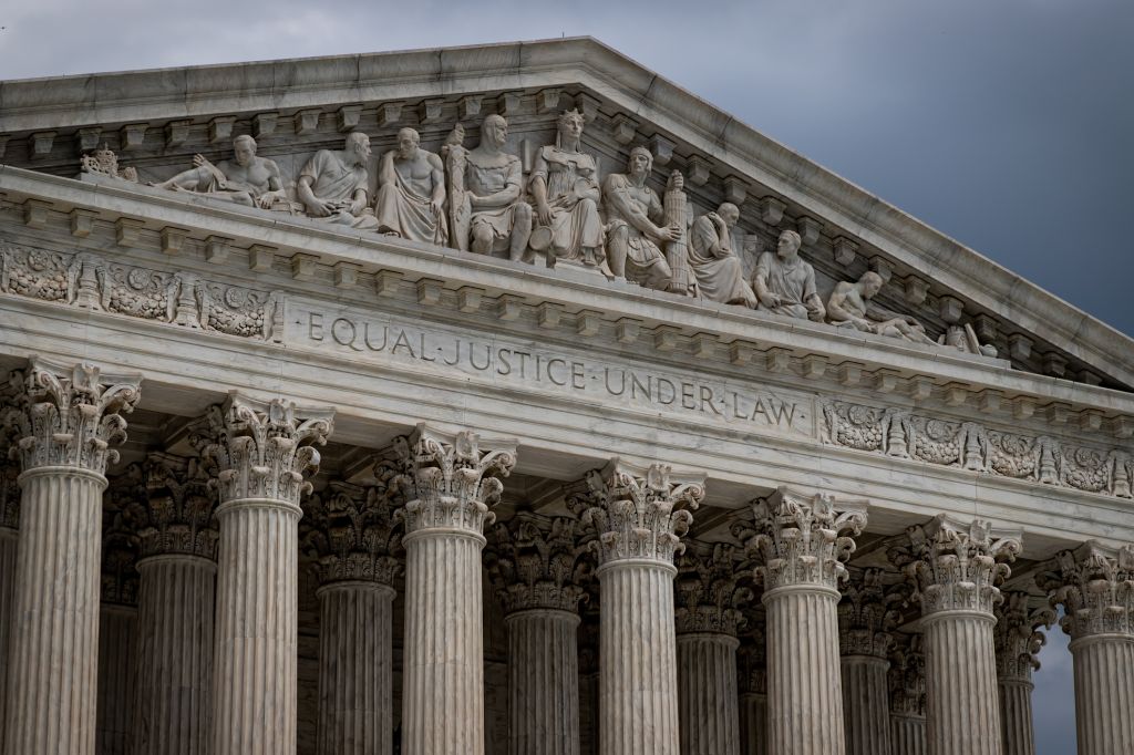 The front of the US Supreme Court