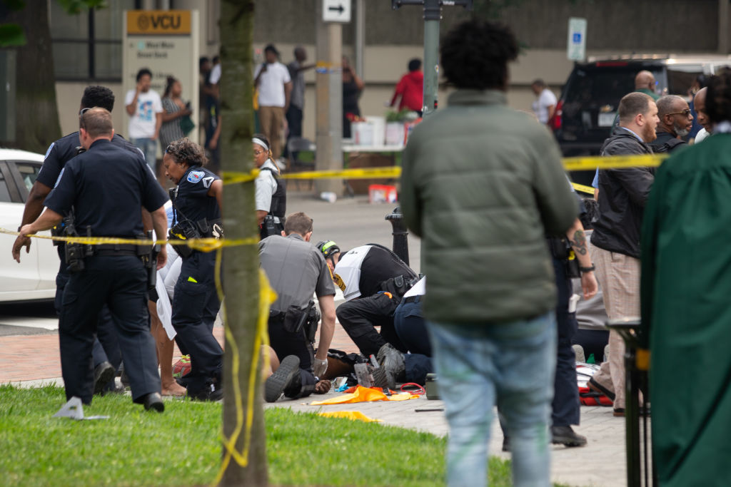 Graduation shooting in Richmond, Virginia 