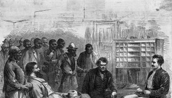 Illustration of Freedmen's Bureau