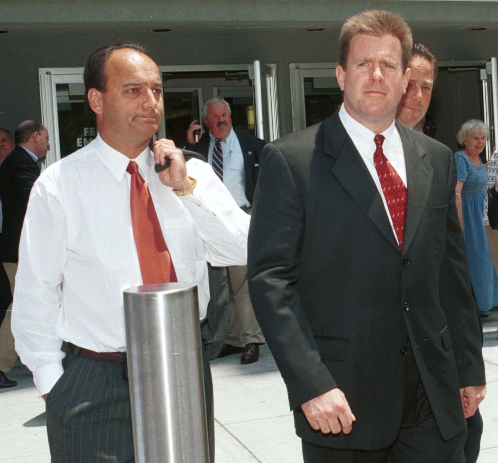 Police officer Charles Schwarz at courthouse