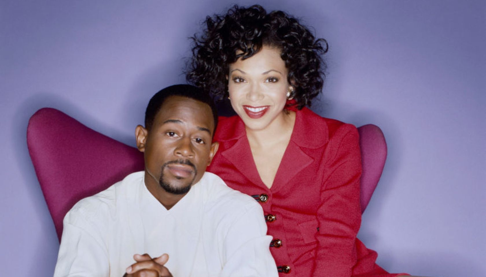 Martin Lawrence And Tisha Campbell-Martin Portrait Session 1996