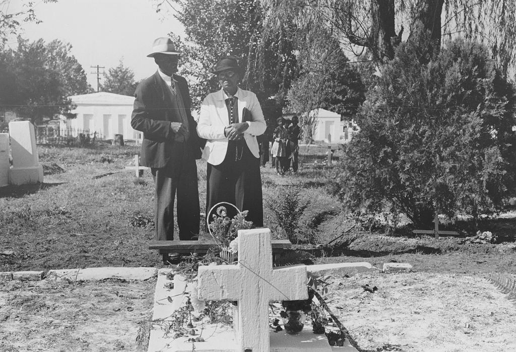 Couple In Graveyard