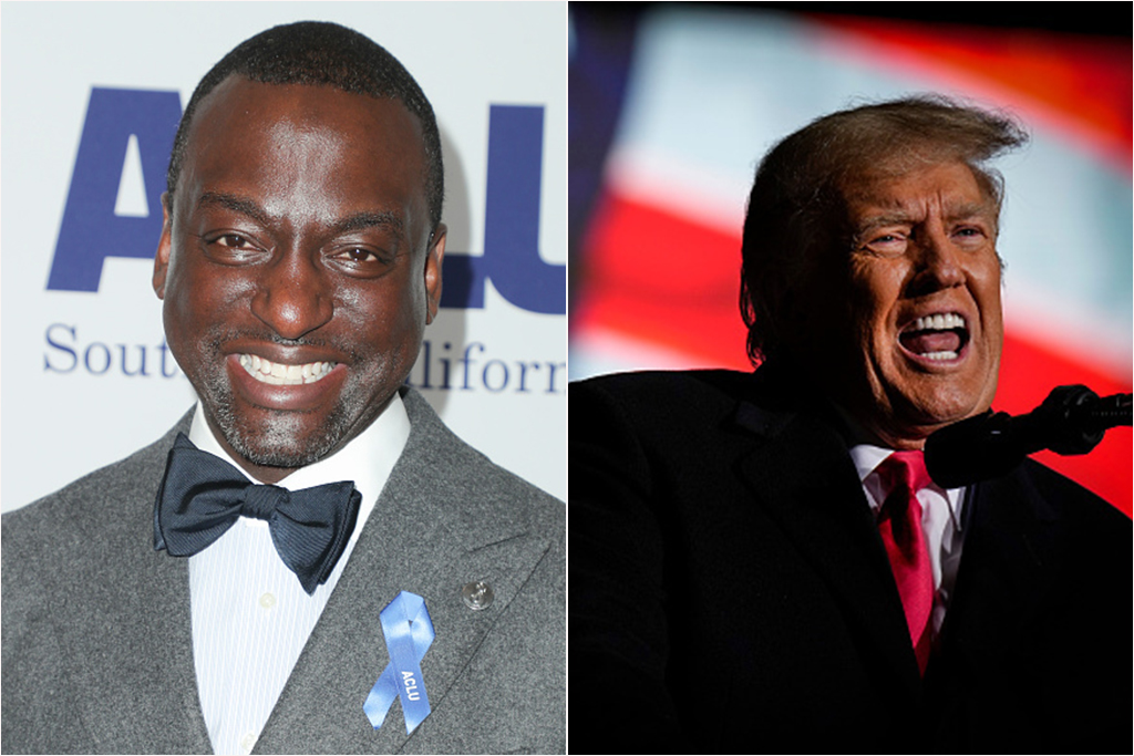 Yusef Salaam and Donald Trump