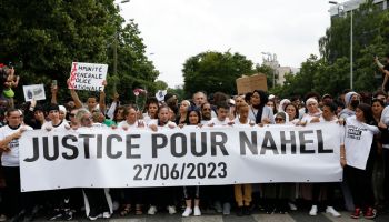 Nahel M. gofundme French cop killed black teen