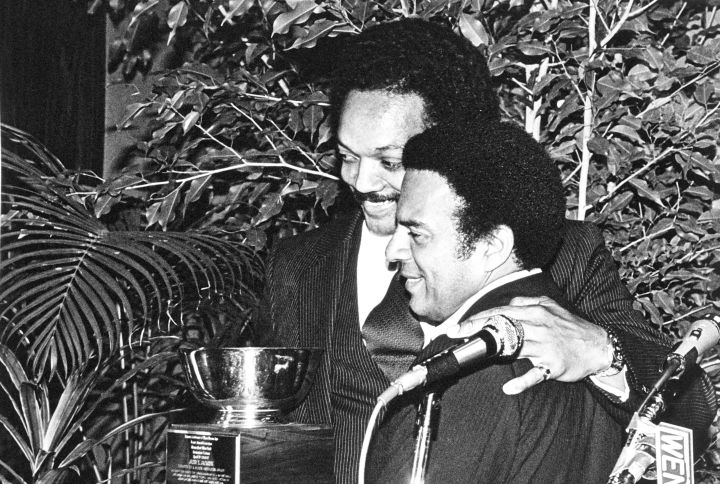 Andrew Young and Jesse Jackson in the 1980s