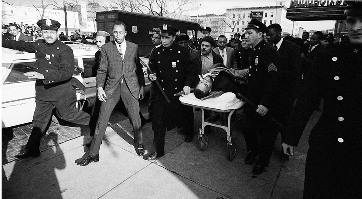 Malcolm X assassination photos