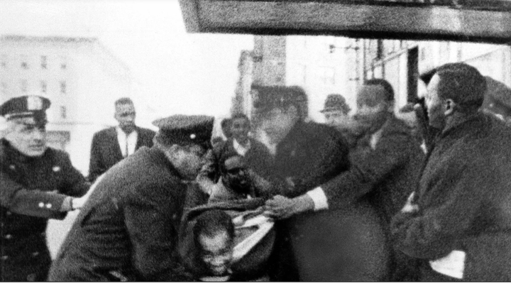 Malcolm X assassination photos