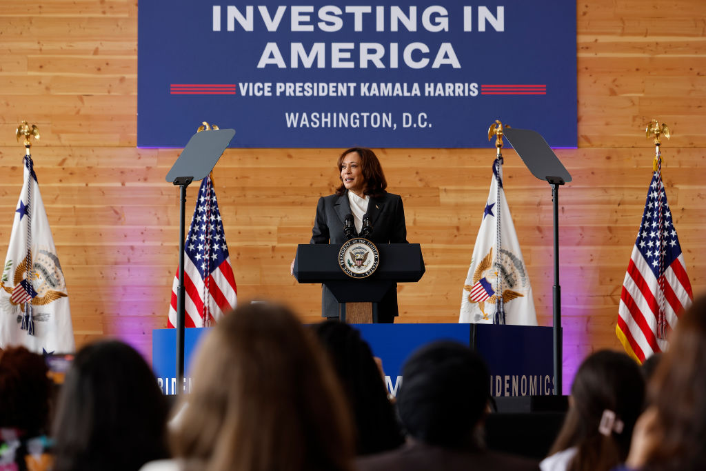 Vice President Kamala Harris Speaks On The Biden Administration's Economic Plan In Southeast D.C.