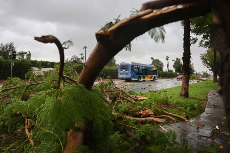 Tropical Storm Hilary Brings Wind and Heavy Rain to Southern California