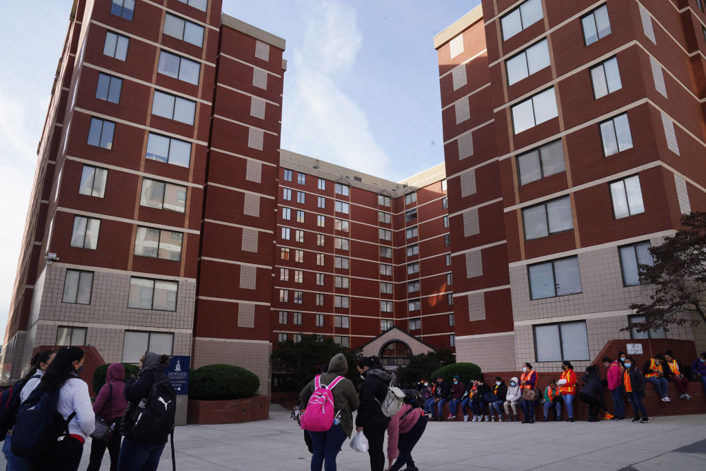 Howard University dorm buildings, according to students, are filled with mold and unfit for living.