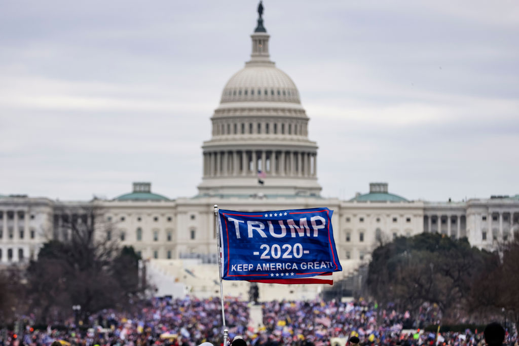 Trump Supporters Hold "Stop The Steal" Rally In DC Amid Ratification Of Presidential Election