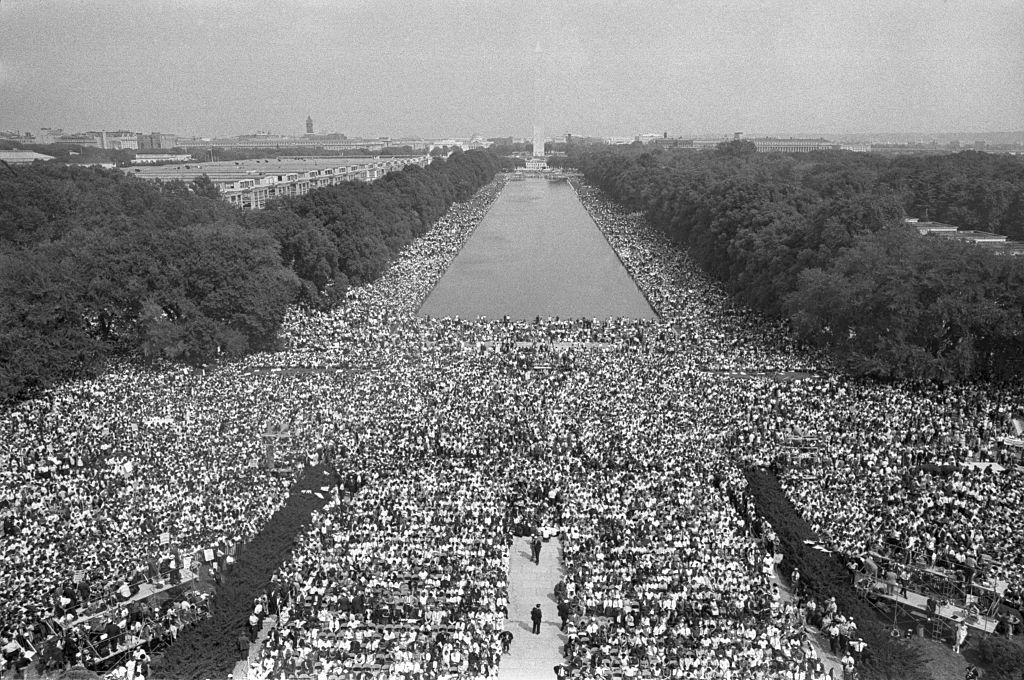 The March on Washington Reaching the Lincoln Memorial
