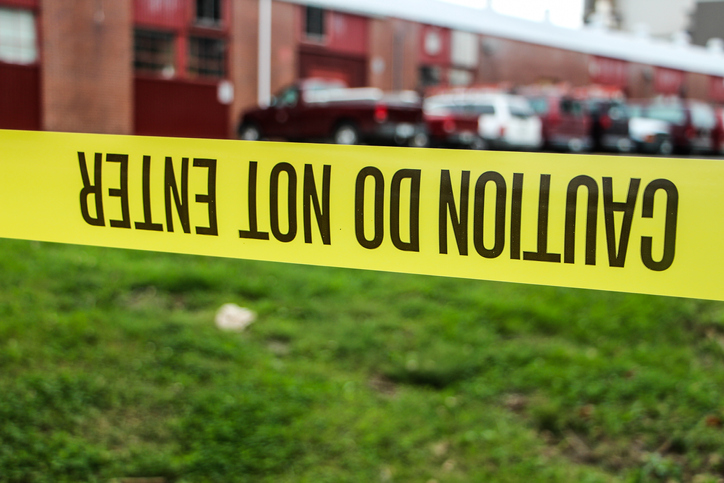 Accident-police tape