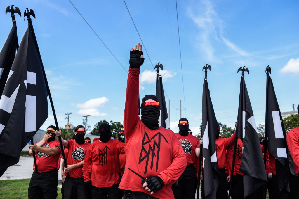 Ron DeSantis Silent After Nazis Proudly March The Streets of Central Florida