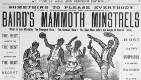 Advertisment for Baird's Mammoth Minstrels