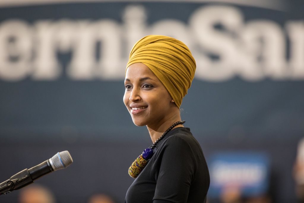 Sen. Bernie Sanders Campaigns For President In New Hampshire With Rep. Ilhan Omar