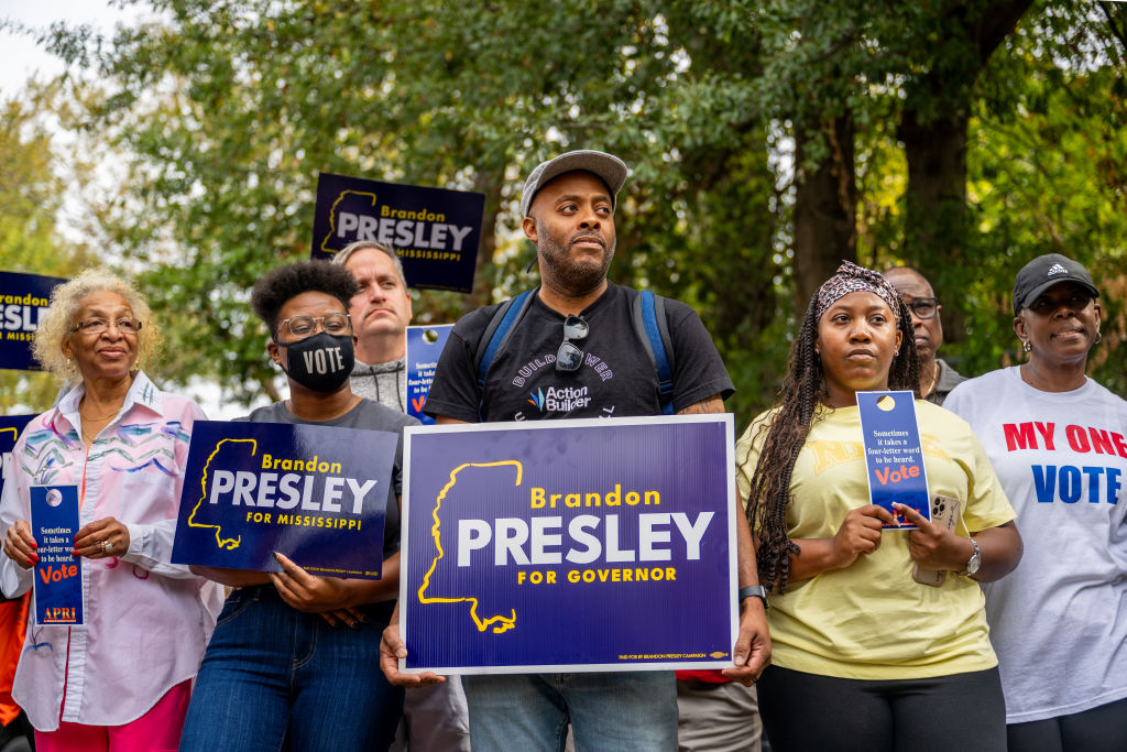 Mississippi Democratic Gubernatorial Candidate Brandon Presley Campaigns Ahead Of Tuesday's Election