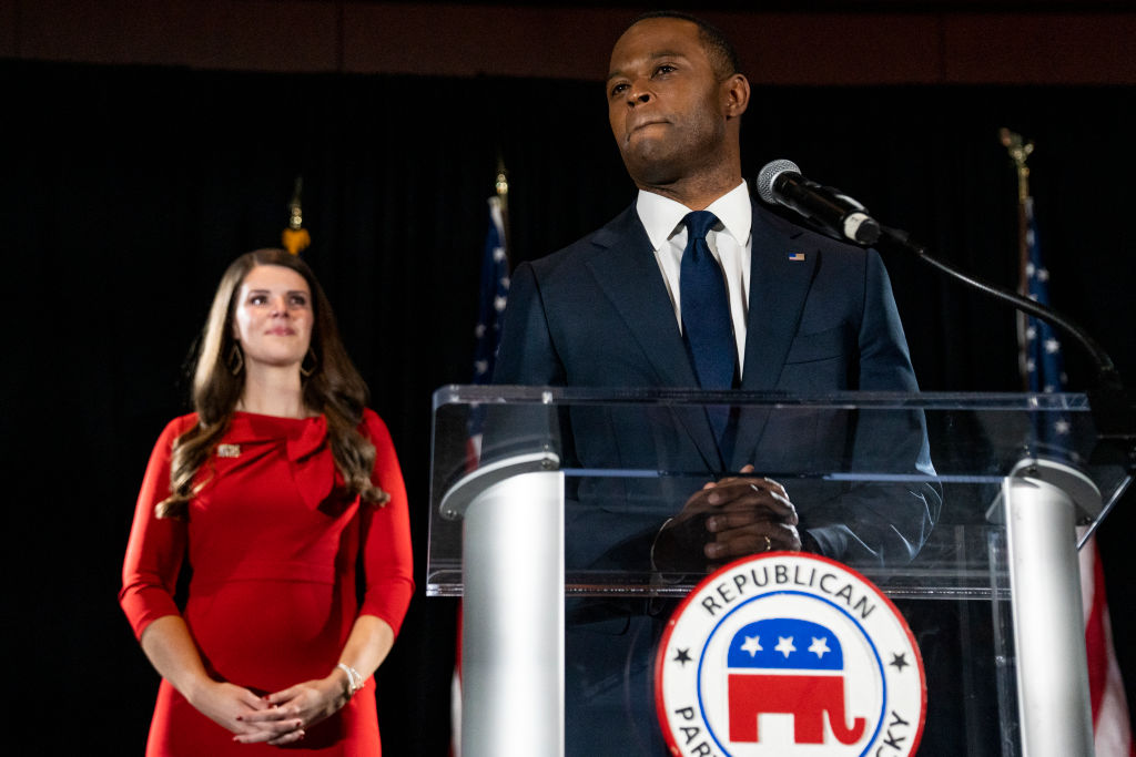 Kentucky's Republican Gubernatorial Candidate Daniel Cameron Holds His Election Night Watch Party