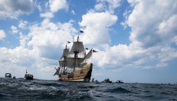 Mayflower II Arrives Home