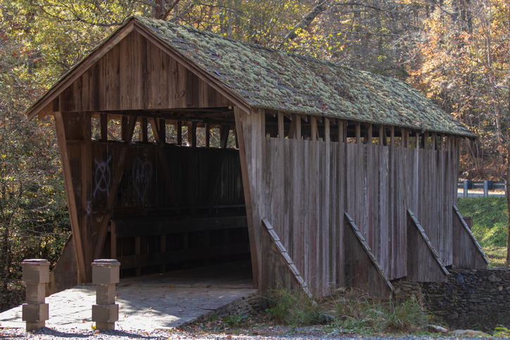 Pigsah Covered Bridge in North Carolina