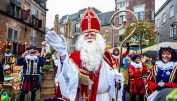 St. Nicholas Arrival In Nijmegen, Netherlands.