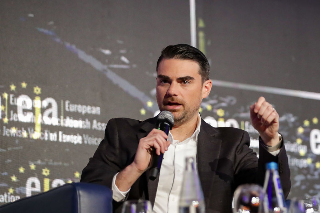 Ben Shapiro of USA speaks during the Conference European...