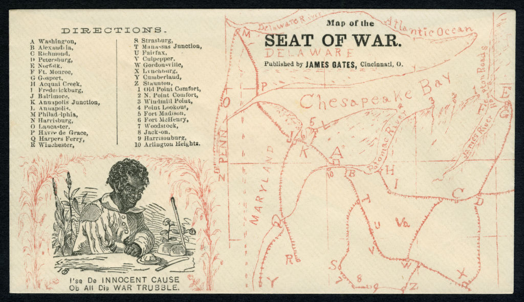 Civil War Envelope: 'Seat Of War'