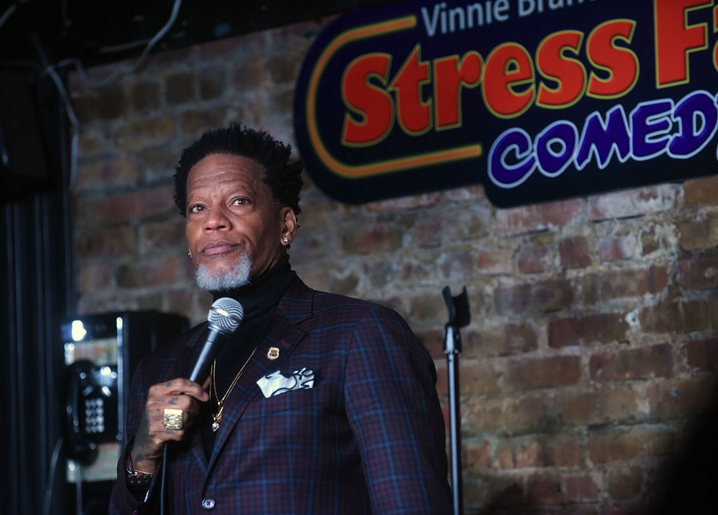 D.L. Hughley Performs At The Stress Factory Comedy Club