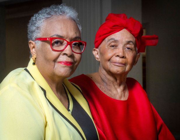 Joyce and Dorie Ladner, sisters and former SNCC activists in Mississippi and D.C., September 16 in Washington, DC.