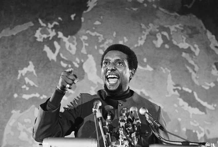 Stokely Carmichael Speaking at Civil Rights Rally