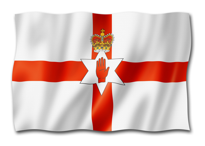 Northern Ireland, Ulster flag, UK