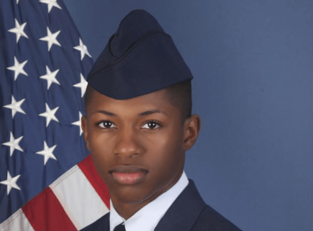 Senior Airman Roger Fortson of the U.S. Air Force