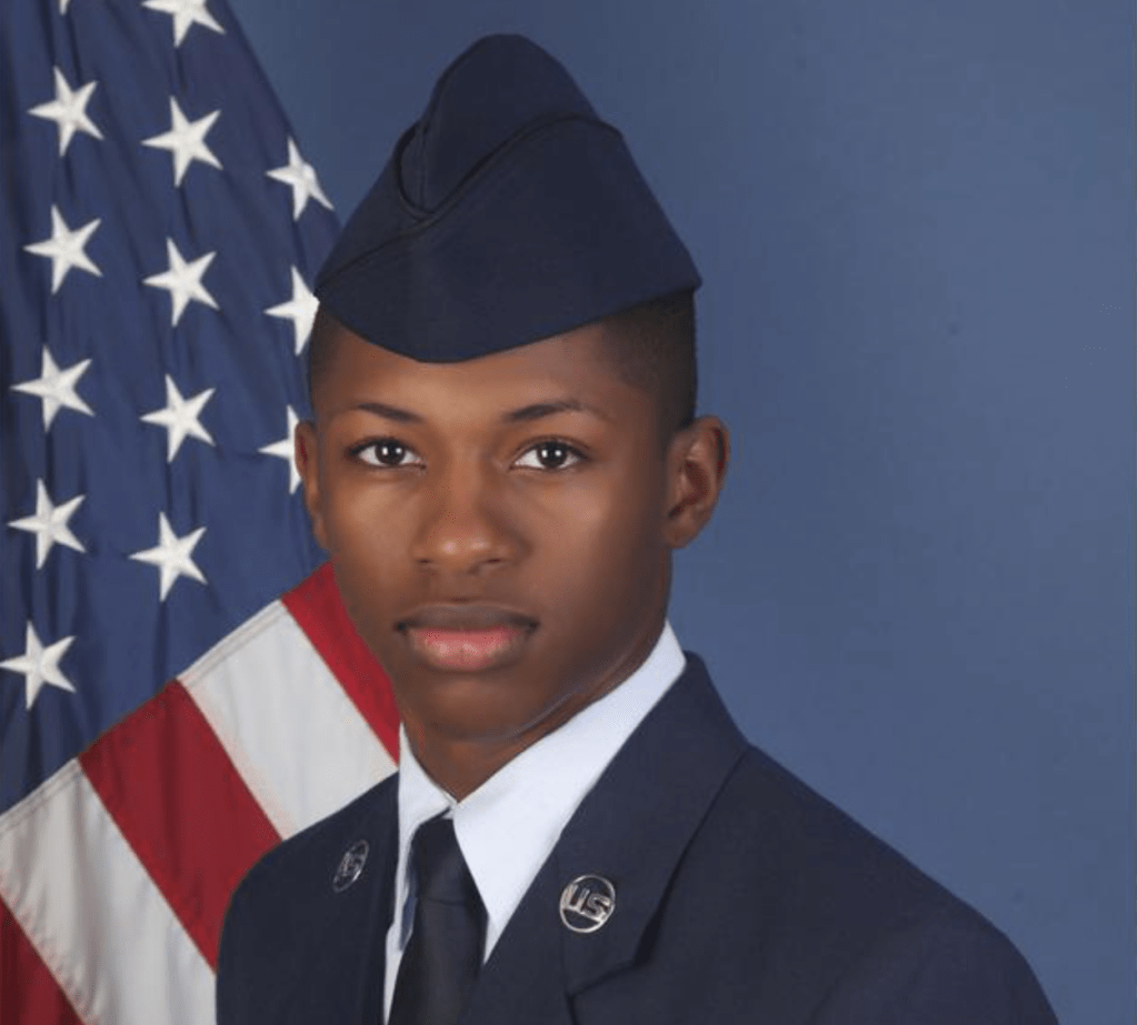 Senior Airman Roger Fortson of the U.S. Air Force