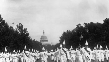 Ku Klux Klan Holding a March
