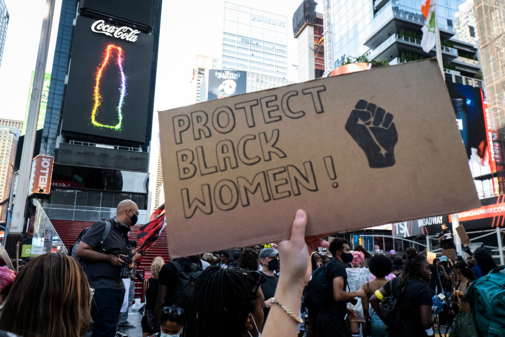 News - George Floyd Protest - March for Black Womxn - Times Square