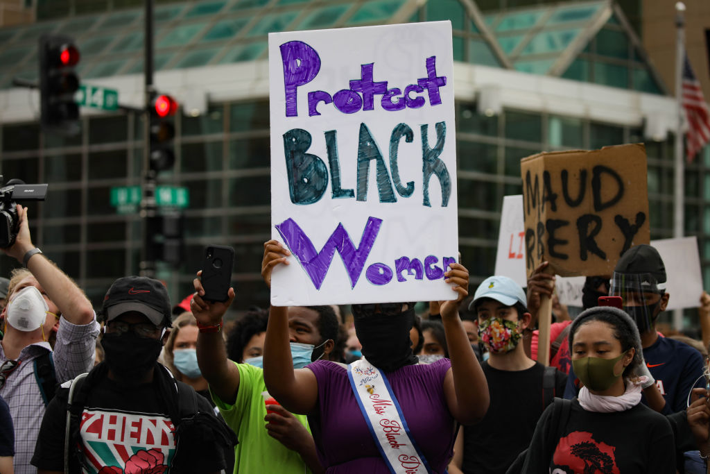 Protesters gather in Washington for George Floyd