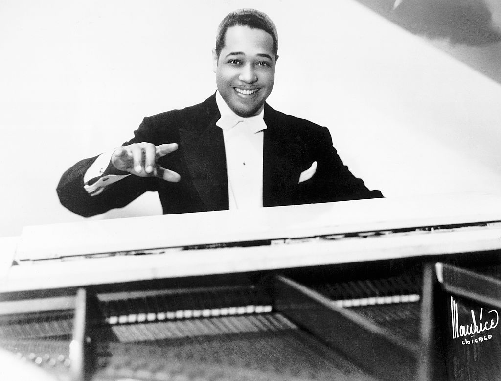 Duke Ellington Playing Piano