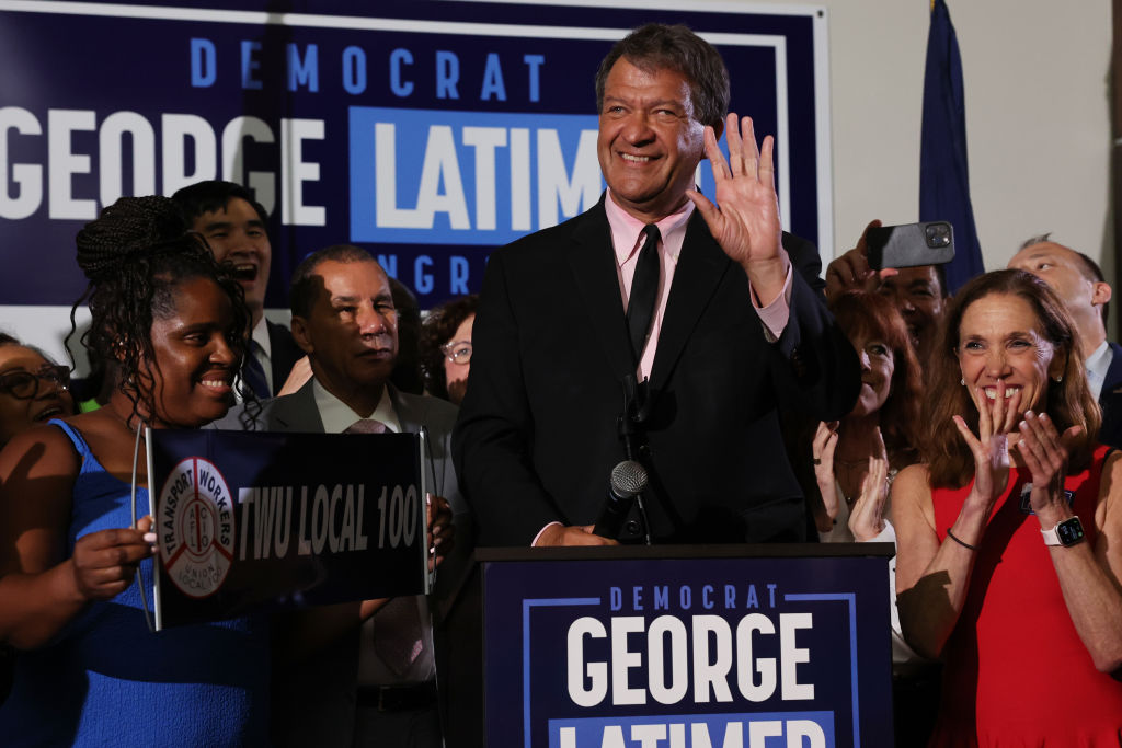 NY Democratic Representative Candidate George Latimer Holds Primary Night Event In White Plains