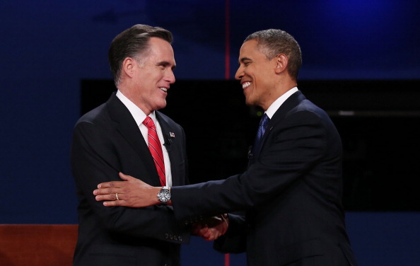 Obama And Romney Square Off In First Presidential Debate In Denver
