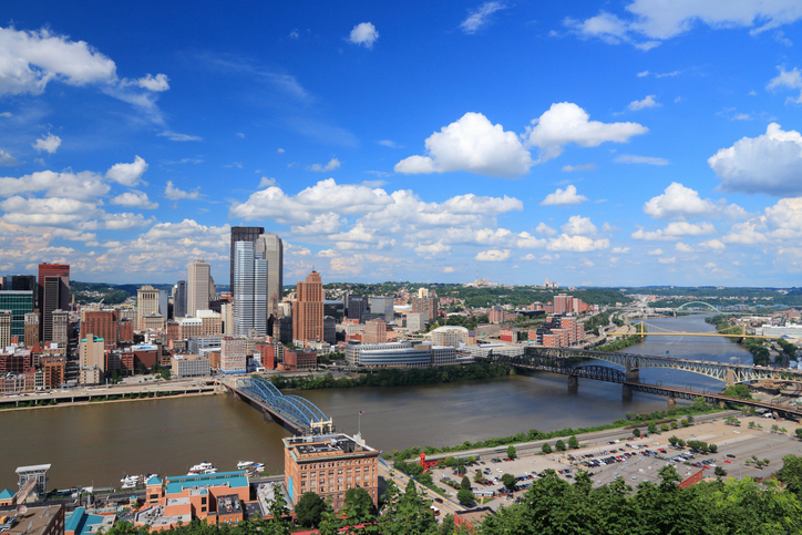 Pittsburgh city skyline