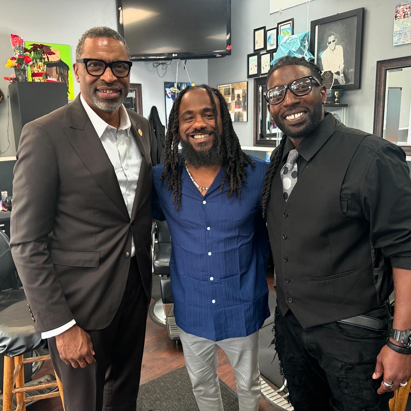 AJ Stylez And President Derrick Johnson NAACP, Bilal Morris