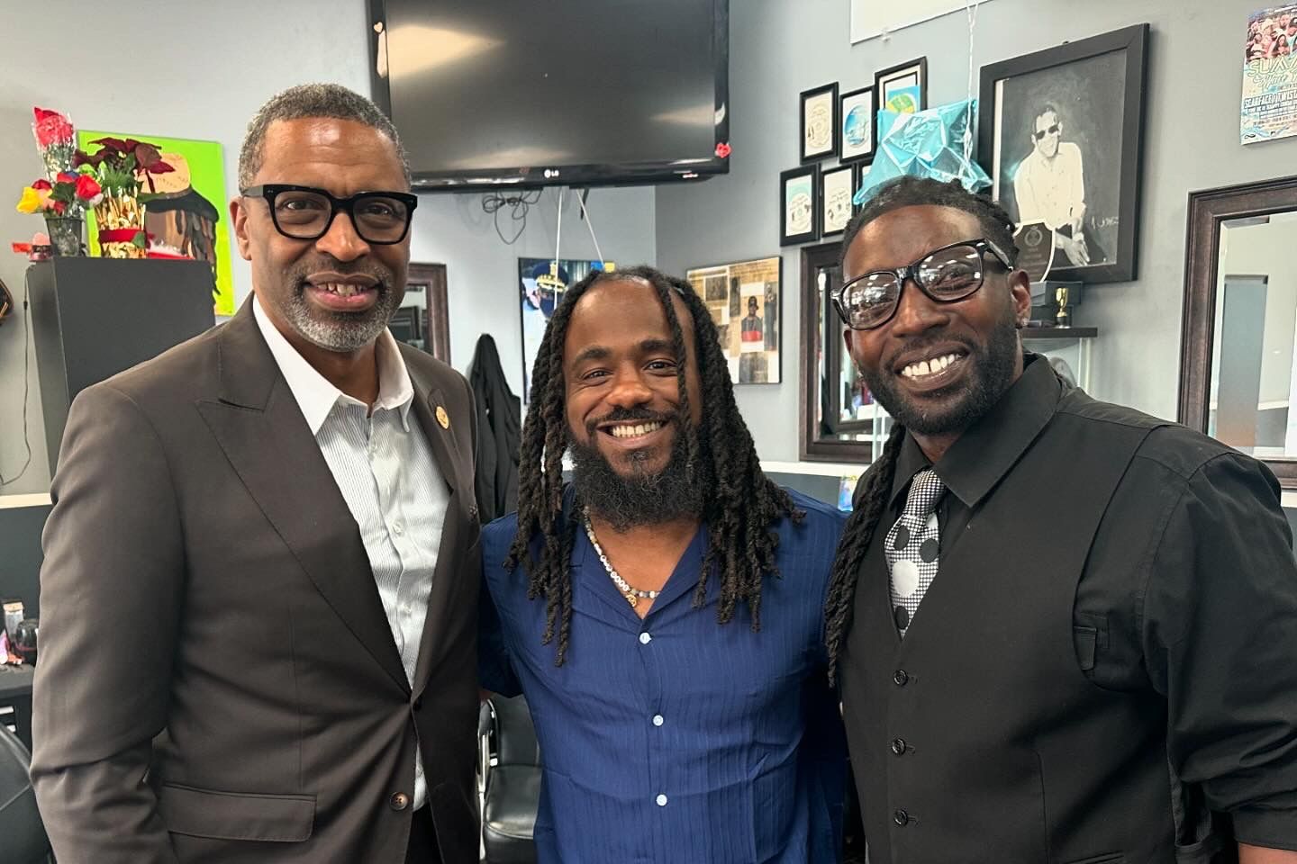 AJ Stylez And President Derrick Johnson NAACP, Bilal Morris