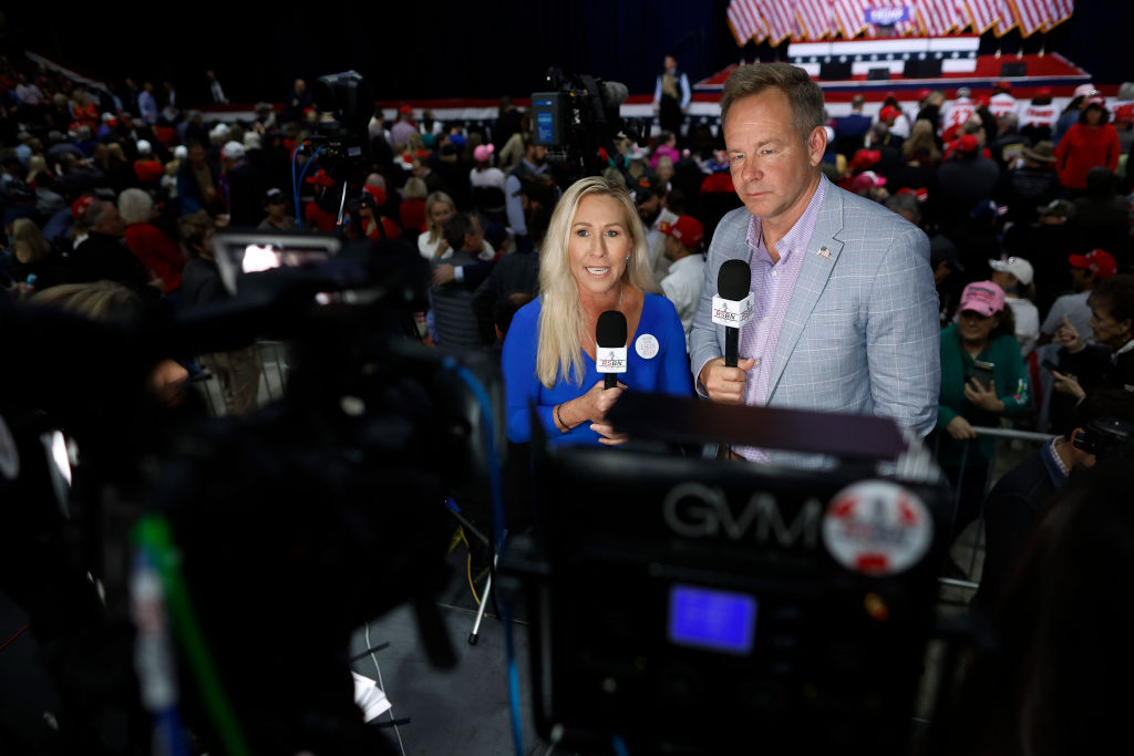 Donald Trump Holds Campaign Rally In Rome, GA