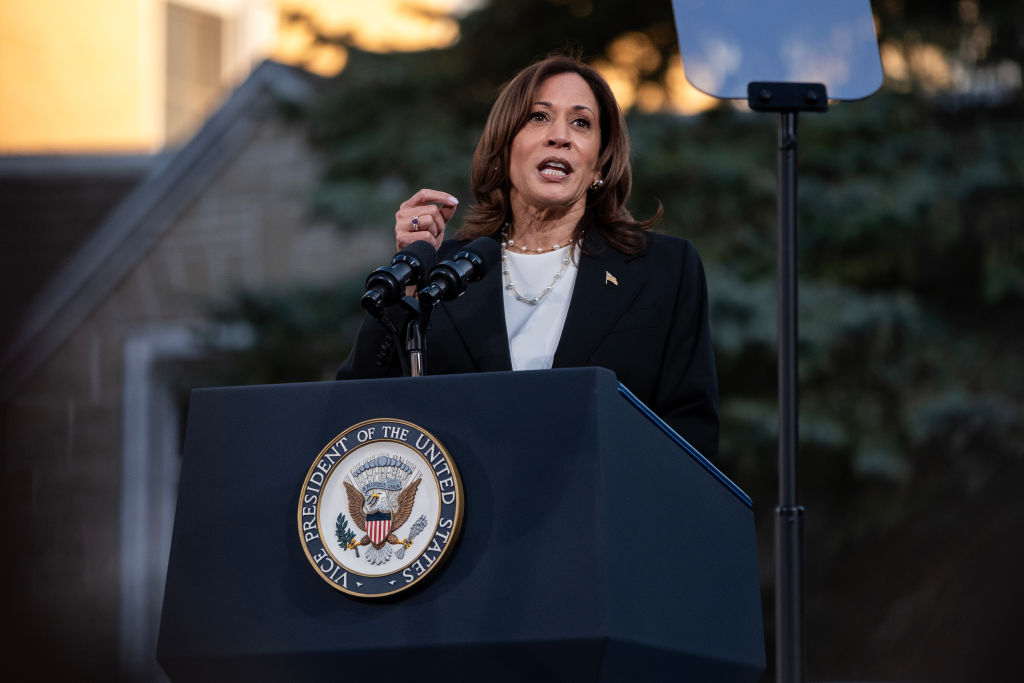 Kamala Harris Campaigns For President In Ripon, Wisconsin