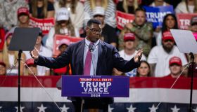 Republican Presidential Nominee Donald Trump Campaigns In Macon, Georgia