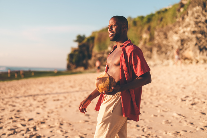 Man on the beach
