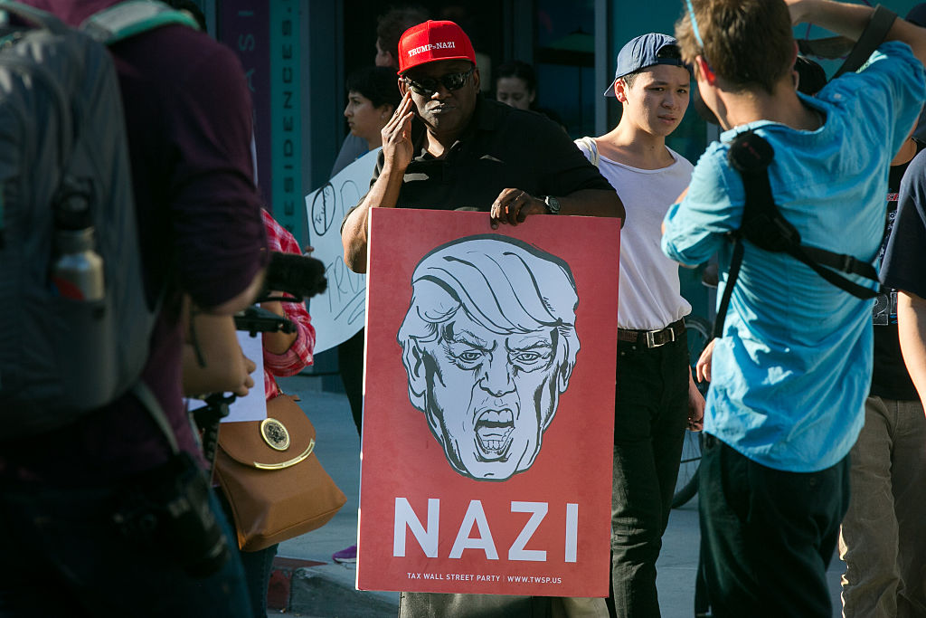 Republican Presidential Candidate Donald Trump Holds Campaign Rally In San Jose, California